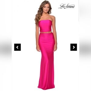 La Femme Neiman Marcus Size 0 Hot Pink Prom Dress Homecoming